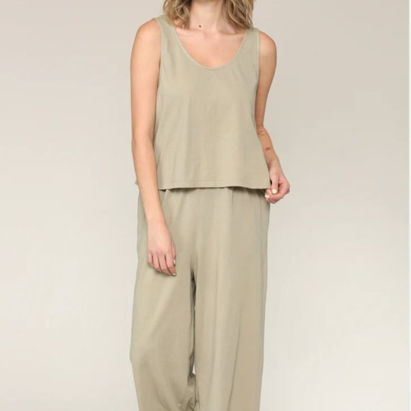 NWT Filosofia Flowy Cotton Tank Top - Picture 2 of 3